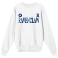 thumbnail image 5 of Harry Potter Ravenclaw Mascot Adult White Crew Neck Long Sleeve Sweatshirt-XL, 5 of 7
