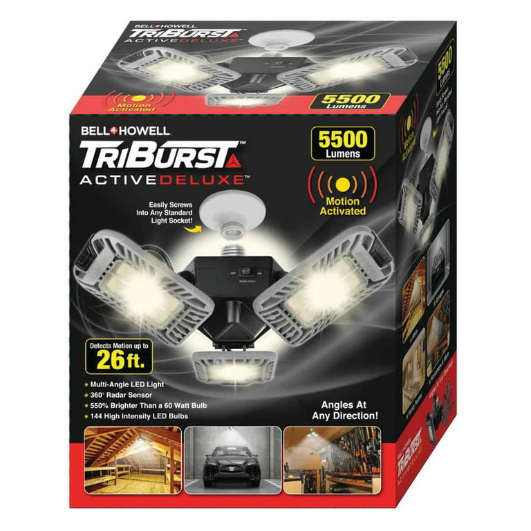Bell+Howell Triburst Color Select LED Garage Light, 5500 Lumen