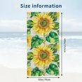 thumbnail image 2 of PHYHOO Sunflowers Printed Microfiber Sand Free Pool Towel Lightweight Oversized Quick Dry Absorbent Compact Travel Must Have for The Swimming, Yoga, Camping, Summer Cruise Ship Essenti 30x60in, 2 of 8