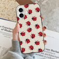 thumbnail image 6 of Compatible with Iphone 16 Case - Cute Soft Ladybug Print Silicone Case Compatible with Iphone 16 Phone Case for Women Men, 6 of 6