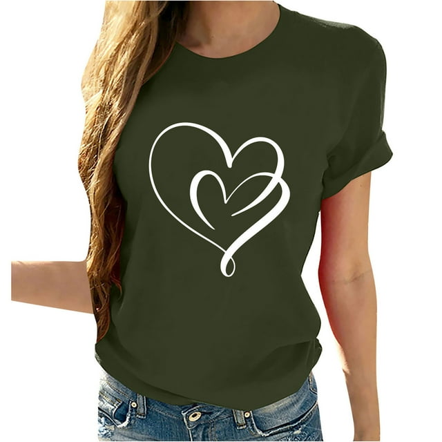 Birdeem T-Shirts à Manches Courtes Imprimé Tournesol pour Femmes et Filles Grande Taille
