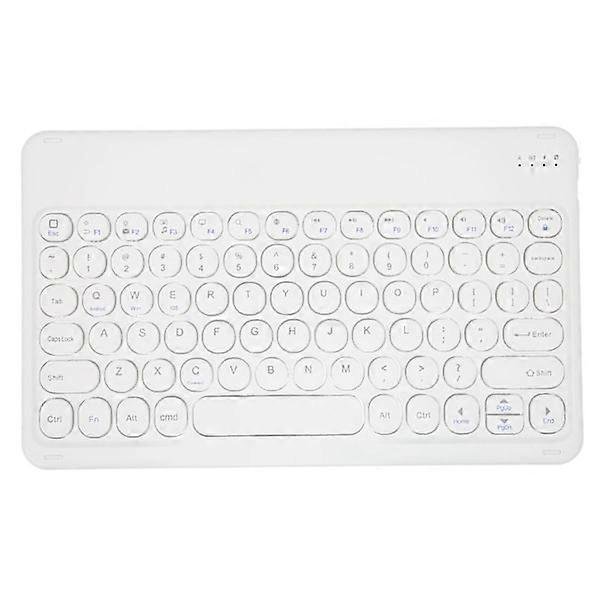 Retro Keyboard Round Key Ultra Slim Good Rebound Type C Mini Wireless Keyboard for Mobile Phones Computers