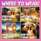thumbnail image 4 of ¡Onesie Funziez! Disfraz ajustado de animal adulto para Halloween, 4 of 5