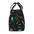 thumbnail image 2 of Lsque Gamepads Pattern Lunch Bag Women/Men Insulated Lunch Box,Small Leakproof Cooler Food Lunch Containers Reusable High Capacity Lunch Tote Bags, 2 of 6