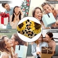 thumbnail image 5 of Wearable Blanket,Beige Leopard Sunflower Pattern Hooded Wearable Sherpa Blanket for Adults & Teens,Winter Poncho Shawl Wrap Cape Thick Warm,50"x60", 5 of 5