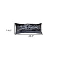thumbnail image 4 of 35" Black Kansas City Nighttime Skyline Lumbar Decorative Pillow, 4 of 5