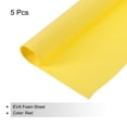 thumbnail image 3 of Unique Bargains EVA Foam Sheets Yellow 2 Inch x 2 Inch 1mm Thick Crafts Foam Sheets 5Pcs, 3 of 6