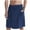 Dark Blue, variant on Men Wrap Bath Skirt, Adjustable Waist Towel Wrap with Side Pocket Absorbent Spa Shower Home Cover up Red L