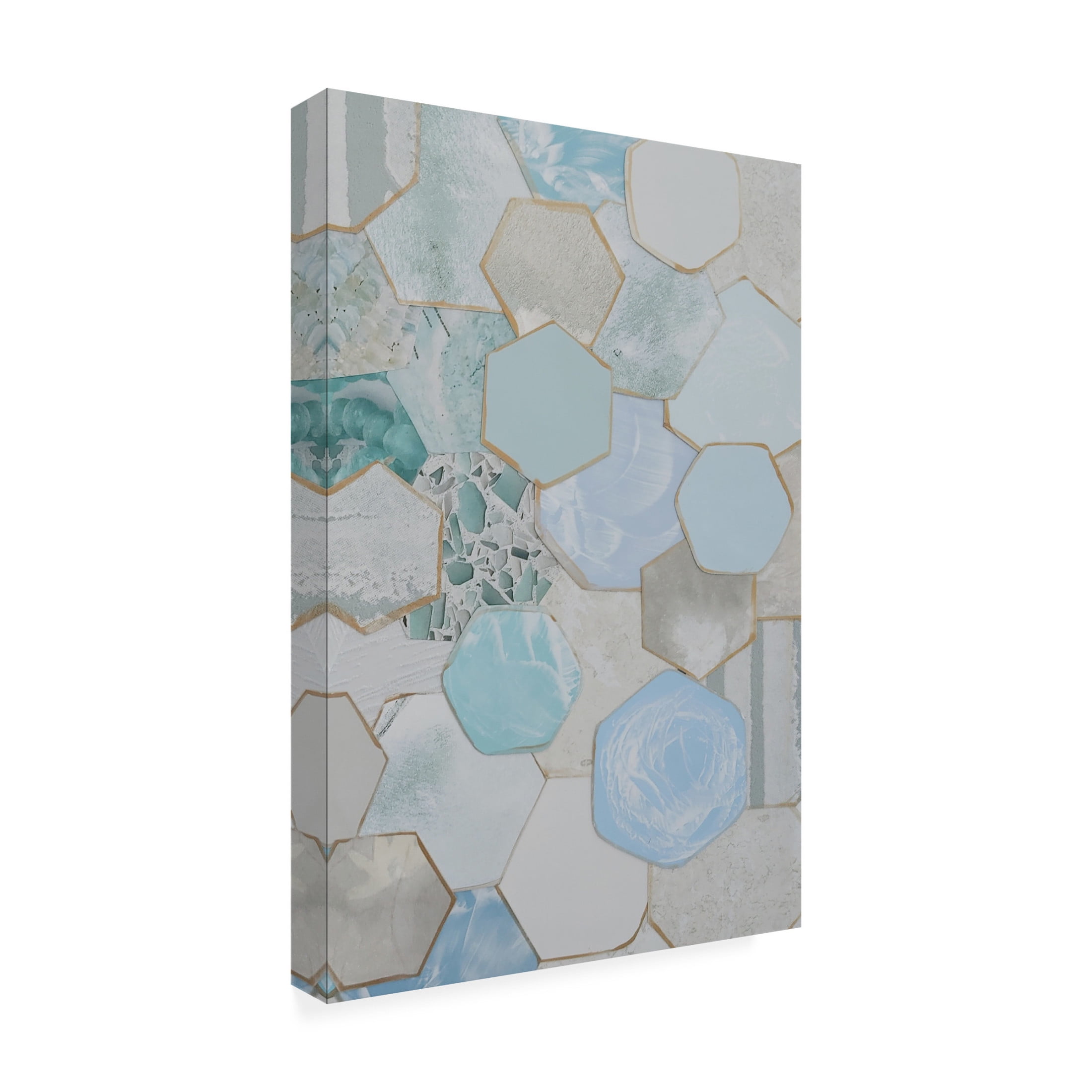 Trademark Fine Art Coco Good Mint Honeycomb II Canvas Wall Art