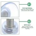 thumbnail image 2 of 8 Pcs Glass Suction Cups - PVC Sucker Hanger Pads for Furniture, with Suction Cup Pads, 2 of 3