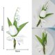 thumbnail image 2 of 2 uds flor de tulipán Artificial TUNC ramillete boutonniere boda traje nupcial vestido fiesta, 2 of 5
