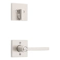 thumbnail image 3 of Cerradura de puerta Kwikset 991 Halifax con llave, palanca de entrada y cerrojo, 3 of 4