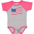 thumbnail image 3 of Inktastic Grunge American Flag Boys or Girls Baby Bodysuit, 3 of 5