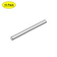 thumbnail image 1 of Unique Bargains 10Pcs 4mm x 35mm Dowel Pin 304 Stainless Steel Shelf Support Pin Fasten Elements Silver Tone, 1 of 2