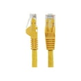 thumbnail image 2 of StarTech 6ft CAT6 Ethernet Cable - Yellow CAT 6 Gigabit Ethernet Wire -250Mhz 100W PoE RJ45 UTP Network Patch Cord Snagless with Strain Relief (N6PATCH6YL), 2 of 4