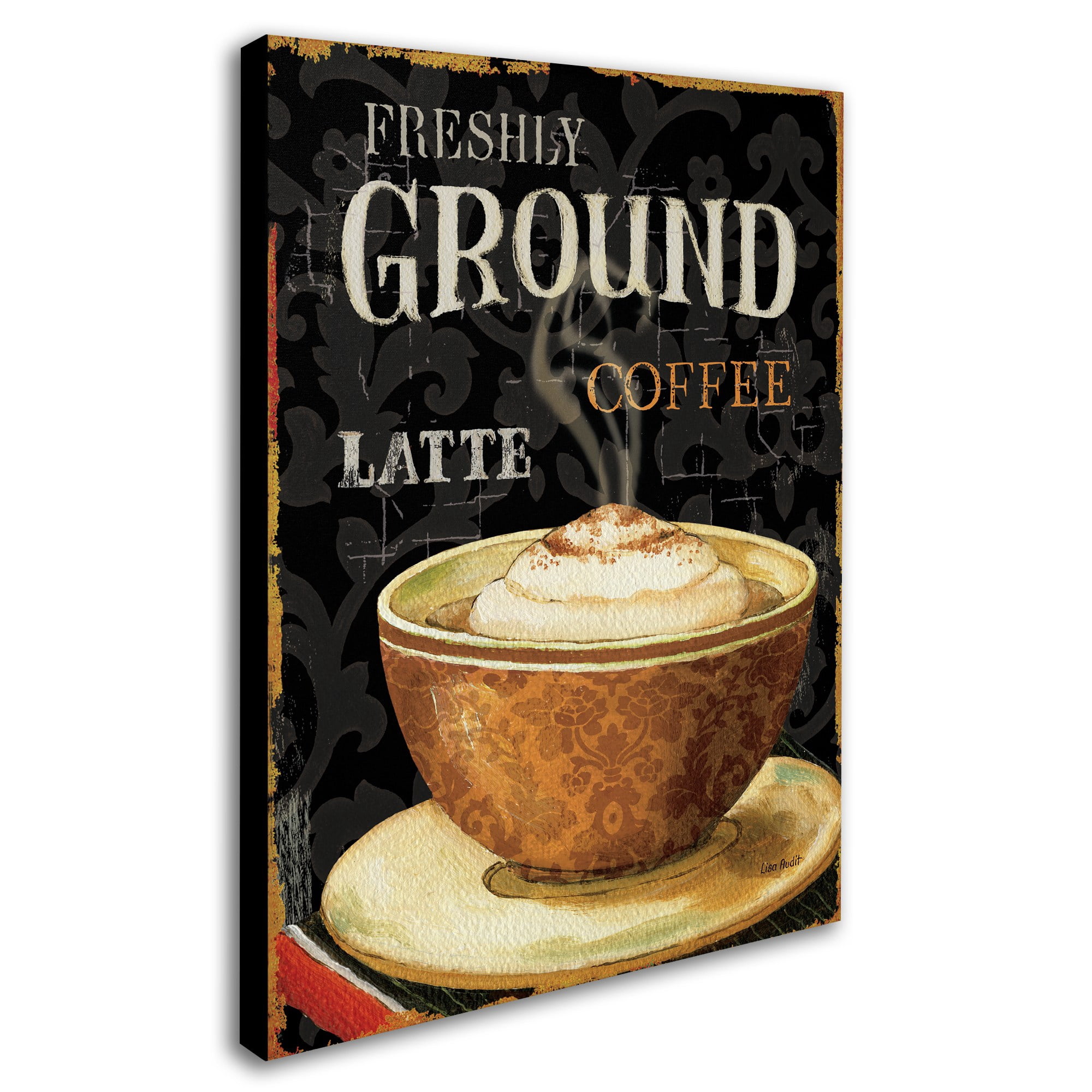 Trademark Fine Art "Today's Coffee II" Canvas Art by Lisa Audit