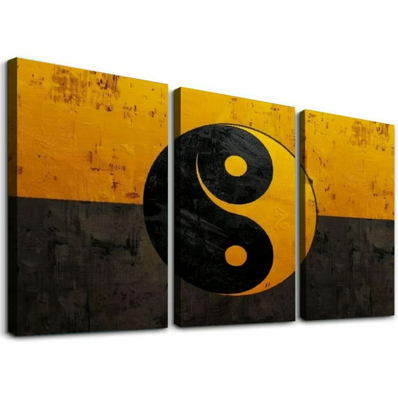 Ullo0ord Posters Yin Yang Inspirational Wall Art Zen Sacred Wall Art Room Aesthetics Poster Large Wall Art Canvas Painting Posters And Prints Wall Art Pictures for Living Room Bedroom Decor