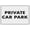 Warning Sign 3, variant on Private Car Park Sign 8"x12", Aluminum Tin Warning Signs for Home Outdoor Garden, Weatherproof Traffic Sign for Property