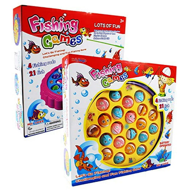 Rotating Fishing Game Kids toy, board Game for 3-5 Years Old Kids Children