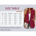 thumbnail image 4 of utcoco Women's Casual Business Sleeveless Blazer Vest with Pockets, 4 of 4