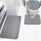 thumbnail image 4 of Juego de 3 Alfombrillas de Baño de Espuma para Inodoro. Suaves, Cómodas, Absorben El Agua, Antideslizantes, Gruesas, Lavables a Máquina y de Secado Rápido., 4 of 7
