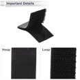 thumbnail image 3 of Unique Bargains 10 Pcs Universal Hook and Loop Tape Adhesive Back Double Sided Sticky-Back 0.79" x 1.57" Black, 3 of 6