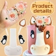 thumbnail image 3 of Horse Head Cake Topper with Floral Accent - Cute & Elegant Party Decoration Set, 3 of 7