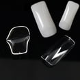 thumbnail image 4 of Short Nail Tips Square,Press on Nail Clear Fake Nail Tips with Box for Salon, 4 of 5