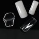 thumbnail image 4 of Puntas de uñas cortas cuadradas, uñas postizas transparentes a presión con caja para salón, 4 of 5
