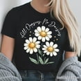thumbnail image 2 of All Oopsies No Daisies T-Shirt, Funny Floral Natural and Black Tee for Quirky and Cottage Vibes, 2 of 8