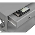 thumbnail image 4 of Convenience Concepts Diamond Table Console à un Tiroir en Bois Gris, 4 of 6
