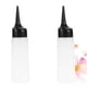 thumbnail image 2 of EeaseMX 2 botellas de tinte para el cabello, champú para teñir el cabello, botellas de limpieza en seco, contenedores rellenables para salón (negro y blanco), 2 of 7
