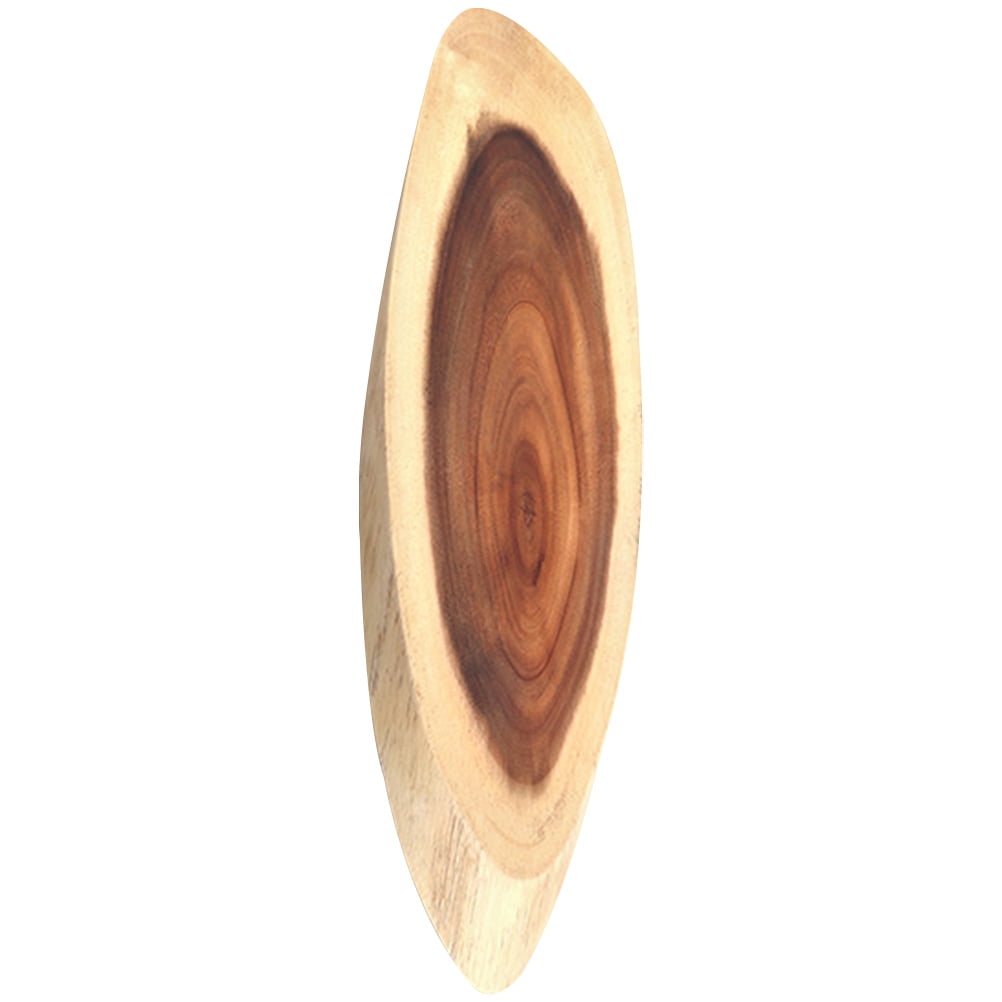 HINTRMENT Bread Board Acacia Wood 1Pack For Dessert Plate At Christmas