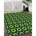thumbnail image 2 of Ahgly Company Indoor Square Patterned DarkSlateGray or DarkSlateGrey Green Area Rugs, 4' Square, 2 of 6