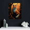 thumbnail image 4 of COMIO Canvas Wall Art Prints Fox In An Autumn Forest Artwork Pictures Print Canvas Wall Decor Wall Art Poster for Living Room Bedroom Office Decor (16x20 inch), 4 of 4