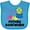 Turquoise, variant on Inktastic Future Bookworm Boys or Girls Baby Bib