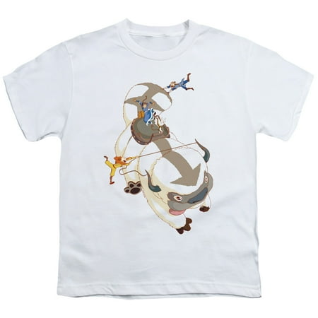 Avatar The Last Airbender Hang On Appa Unisex Youth T Shirt
