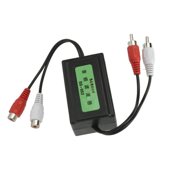 Noise Filter, Sensitive Reliable Small Compact Male Female Connectors Ground Isolator For Speakers For Active Subwoofers