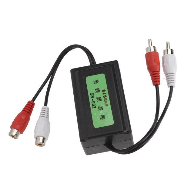 Noise Filter, Sensitive Reliable Small Compact Male Female Connectors Ground Isolator For Speakers For Active Subwoofers