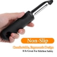 thumbnail image 6 of (3 pack) Vegetable Peelers, Black Models, Comfortable Non-Slip Handles, Hand-Crank Rotary Peeler, 2 Pieces, 6 of 7