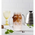 thumbnail image 2 of ANOTION Mason Jar with Lid and Straw, 24 oz Regular Mouth Mason Jars with Handle Drinking Glasses Tumbler Reusable Cups Smoothie Water Bottles for Ic, 2 of 7