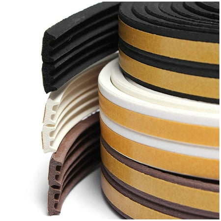 

E Type Window Seal Door Seal Gasket Strip Sealing Tape 5M Black