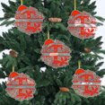 thumbnail image 5 of Adornos Navideños con Monograma Acrílico de 26 Letras y Gorro de Papá Noel | Adornos Navideños 2D para Manualidades | Adornos con Letras Colgantes para Decorar El Hogar, La Chimenea, La Puerta y La V, 5 of 5