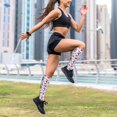 thumbnail image 6 of Lsque Violets Flowers Pattern Sport Compression Socks for Men & Women 15-20 mmHg Knee High Nurse Pregnant Running Medical and Travel Athletic, 6 of 6