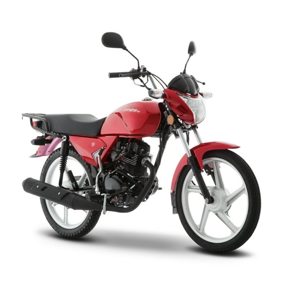 motocicleta italika de trabajo ft125 ts rojo negro italika trabajo