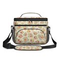 thumbnail image 2 of Lunch Box Pioneer Flower Floral Print Pattern Insulated Lunch Bag for Women Men,Medium Leakproof Lunchbox Cooler Bag Adjustable Strap,10 X 6.7 X 8 Inches, 2 of 6