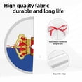 thumbnail image 5 of Portugal Alternative Flag Christmas Tree Skirts with Tassel Decorations Indoor Outdoor for Holiday Party Home Decor 36", 5 of 6