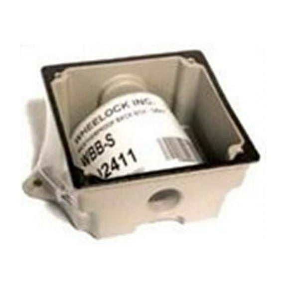 Wheelock  Waterproof Back Box For Mounting Horn Strobes - Silver