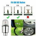 thumbnail image 4 of SNNROO 4Pcs Car Tire Valve Lights, Bike LED Wheel Light, Waterproof LED Valve Cap Lamp for Car Bike Motorcycle, 4 of 8