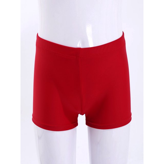 YUUMIN Costume de Cheerleading pour Filles Enfants Robe de Danse avec Shorts Carnaval d'Halloween Rouge 6